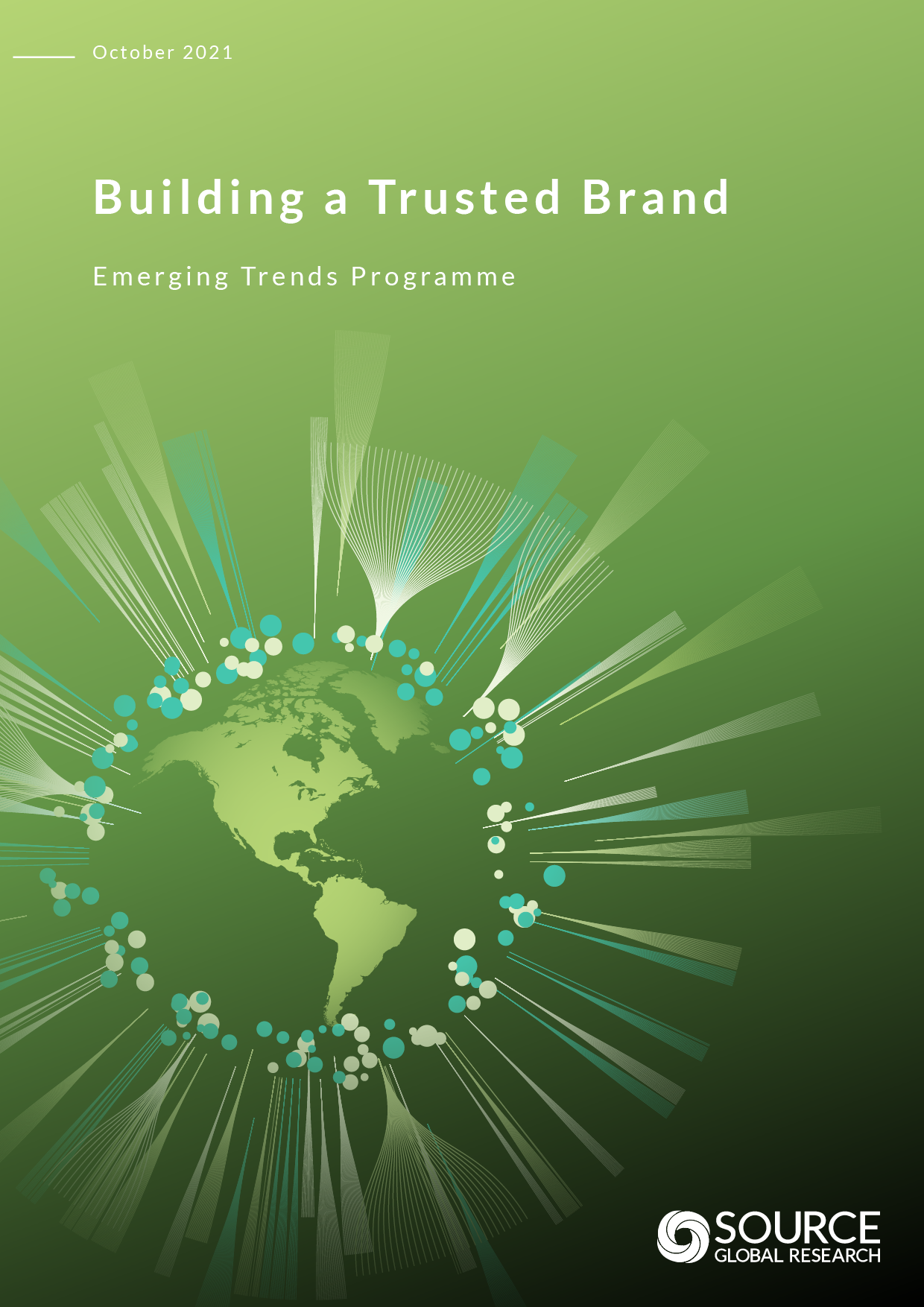 Report front cover - Building a Trusted Brand