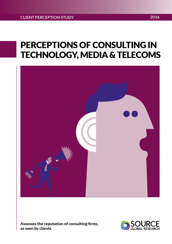 Report front cover - Perceptions of Consulting in Technology, Media & Telecoms