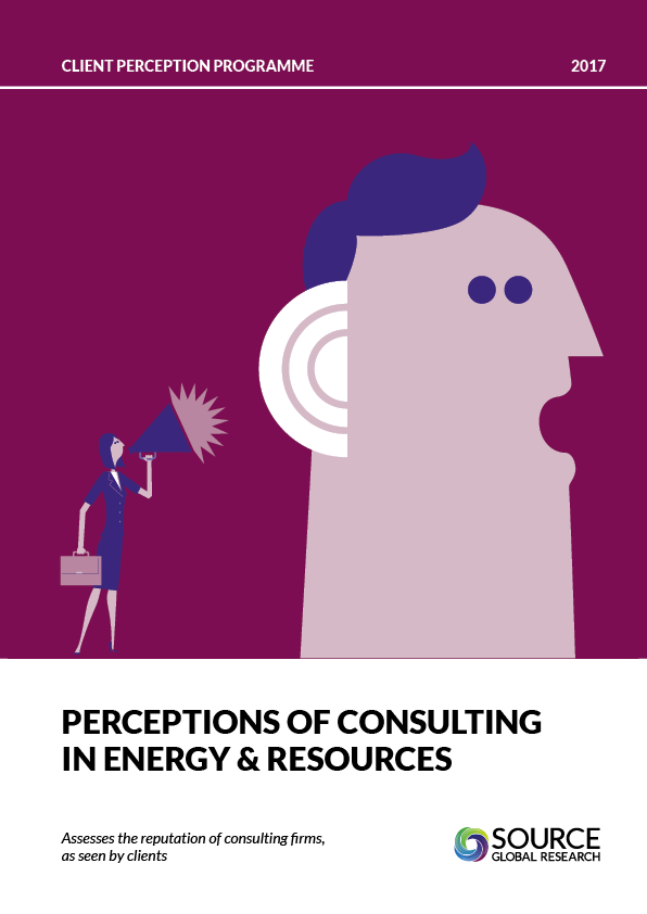 Report front cover - Perceptions of Consulting in Energy & Resources in 2017