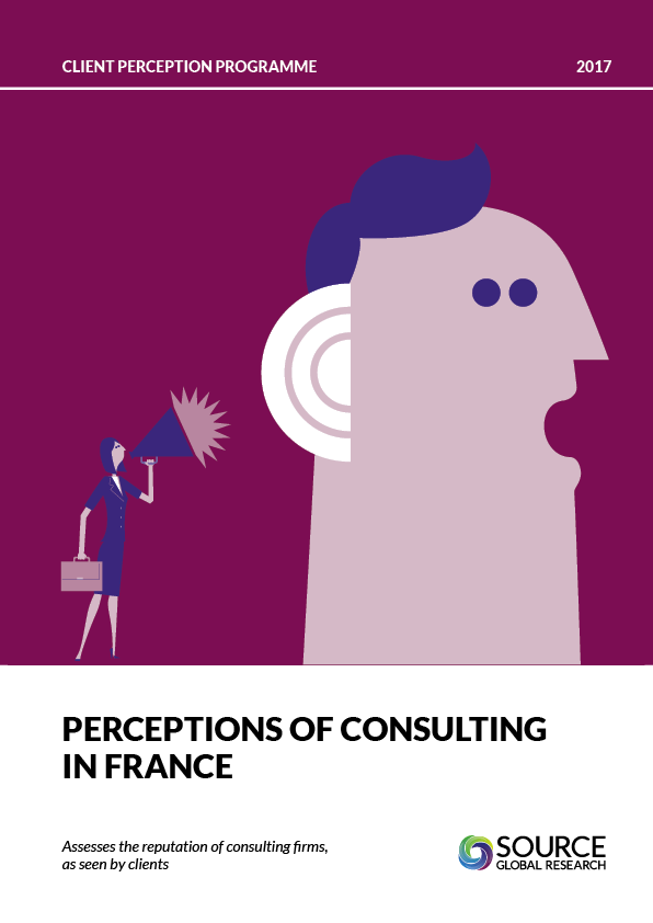 Report front cover - Perceptions of Consulting in France in 2017