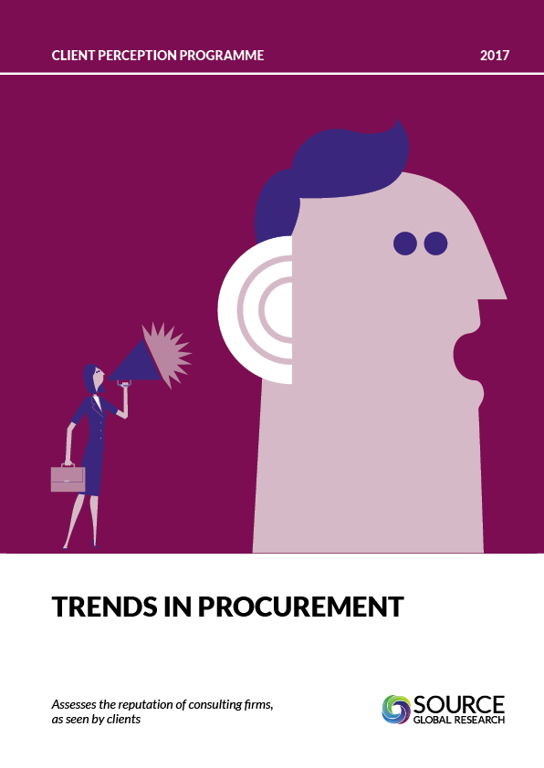 Report front cover - Perceptions of consulting – procurement view in 2017
