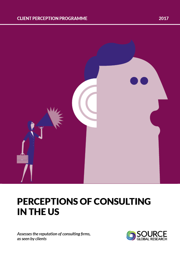 Report front cover - Perceptions of Consulting in the US in 2017