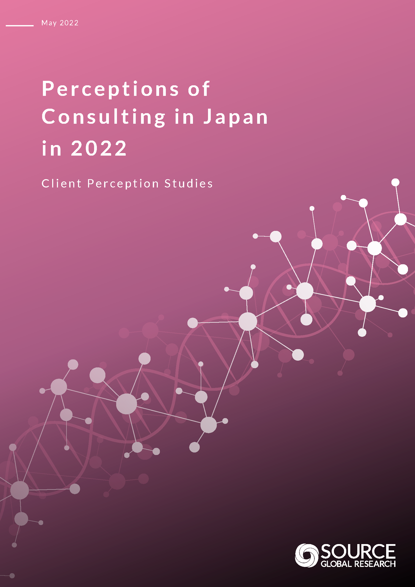 Report front cover - Perceptions of Consulting in Japan in 2022