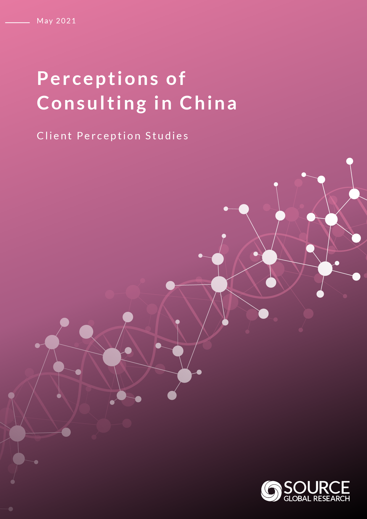 Report front cover - Perceptions of Consulting in China in 2021