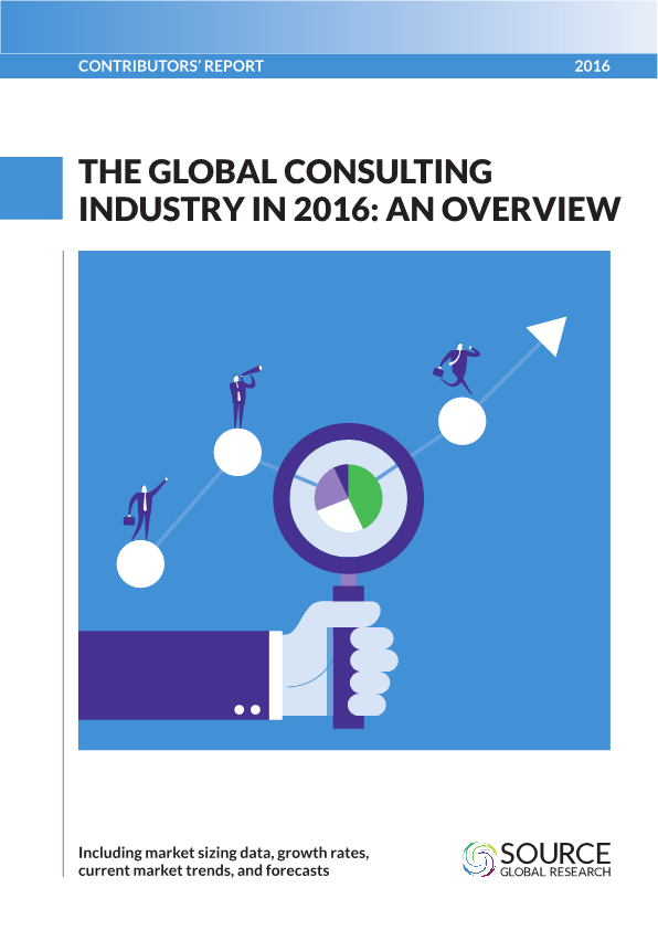 Report front cover - The Global Consulting Industry in 2016: An overview