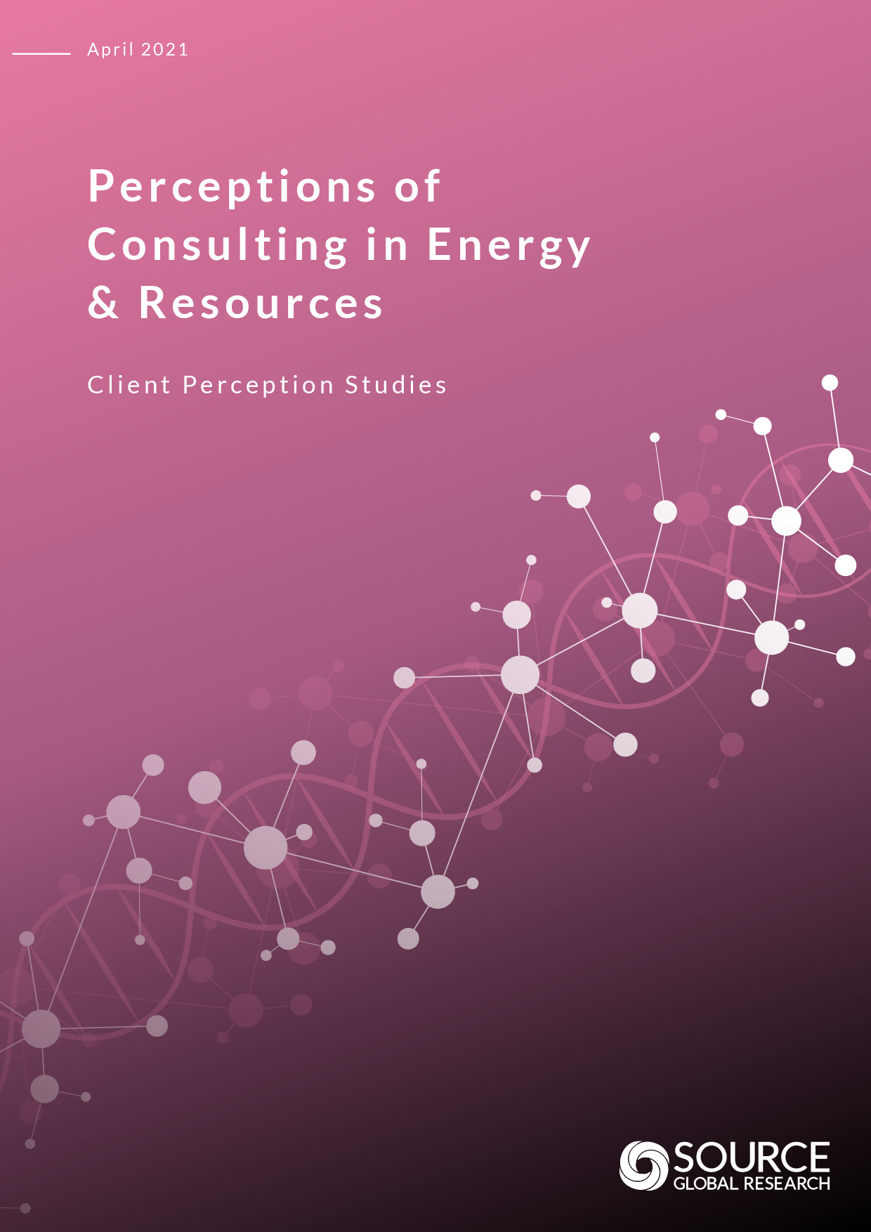 Report front cover - Perceptions of Consulting in Energy & Resources in 2021