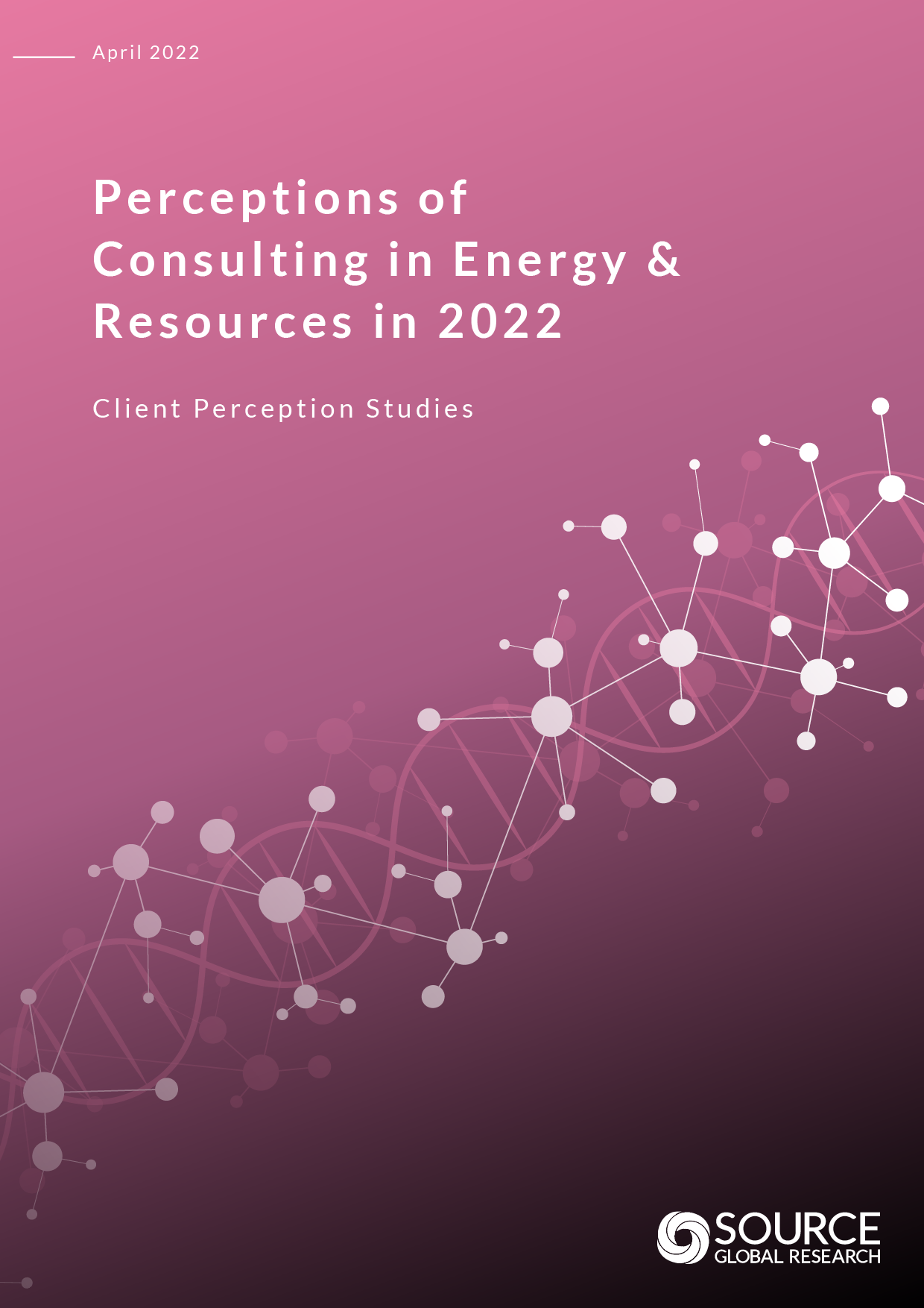 Report front cover - Perceptions of Consulting in Energy & Resources in 2022