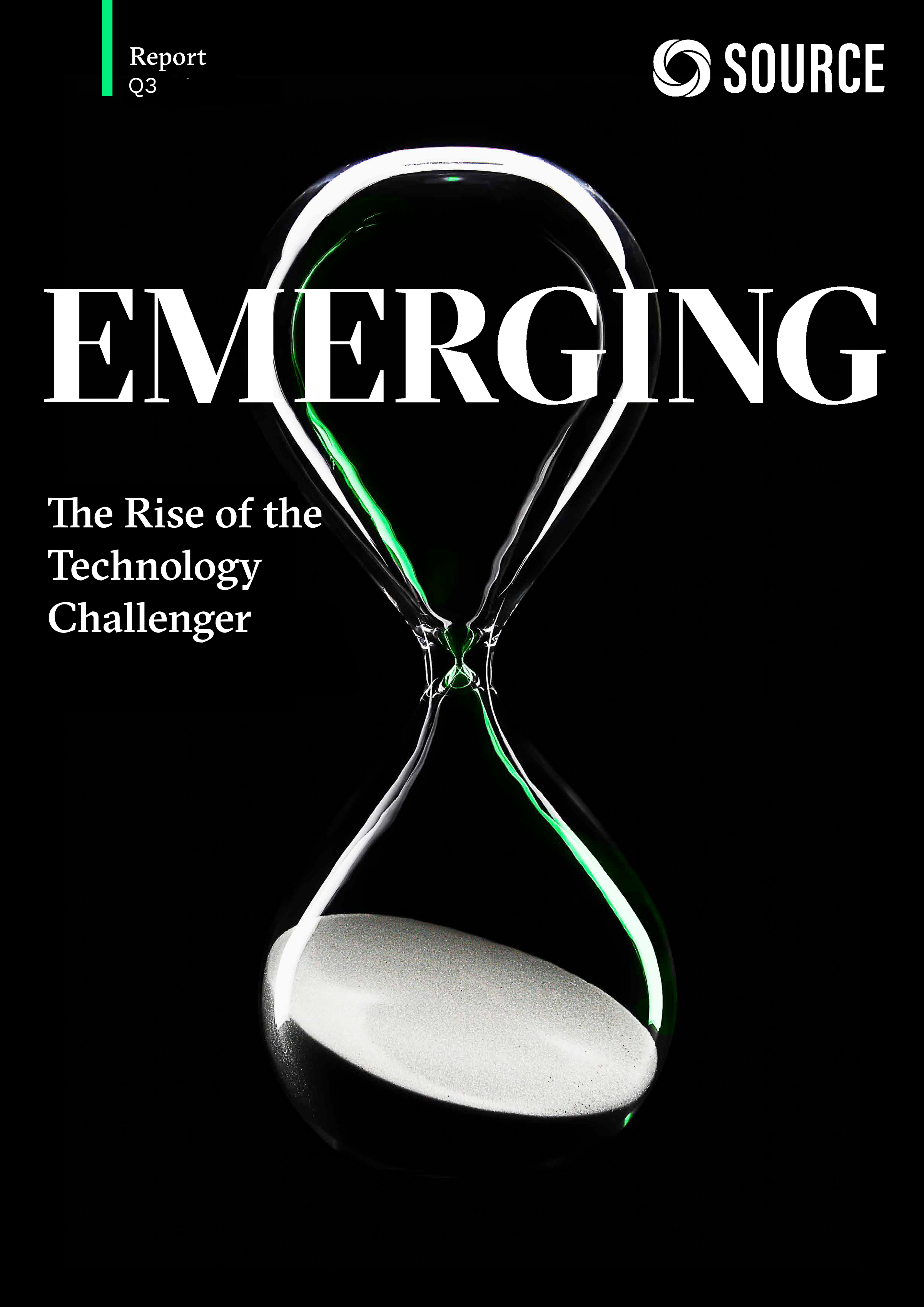 Report front cover - The Rise of the Technology Challenger