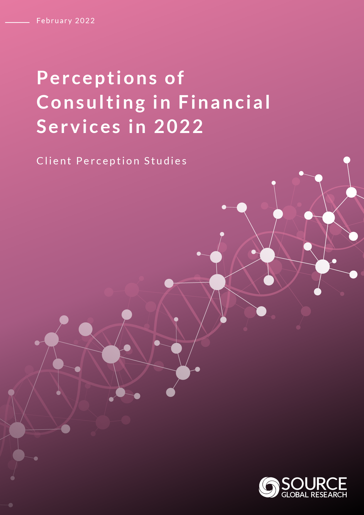 Report front cover - Perceptions of Consulting in Financial Services in 2022