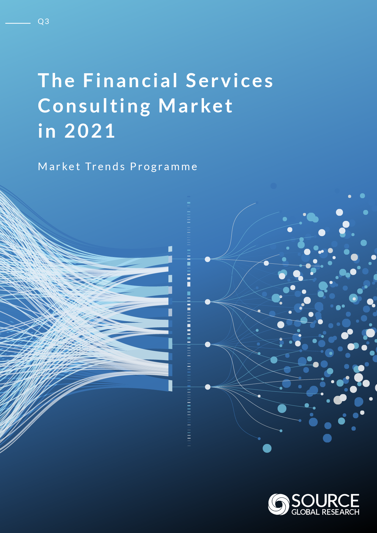 Report front cover - The Financial Services Consulting Market in 2021