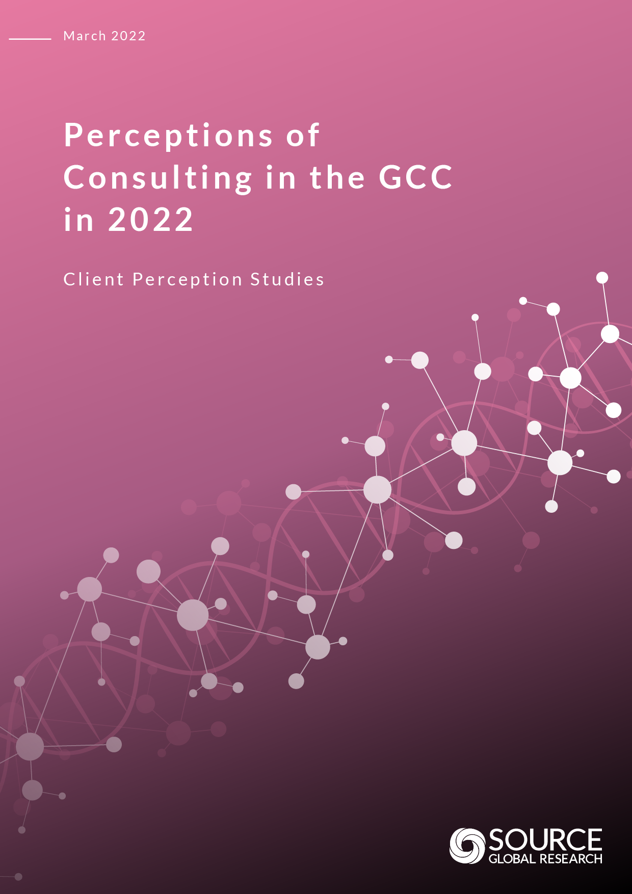 Report front cover - Perceptions of Consulting in the GCC in 2022