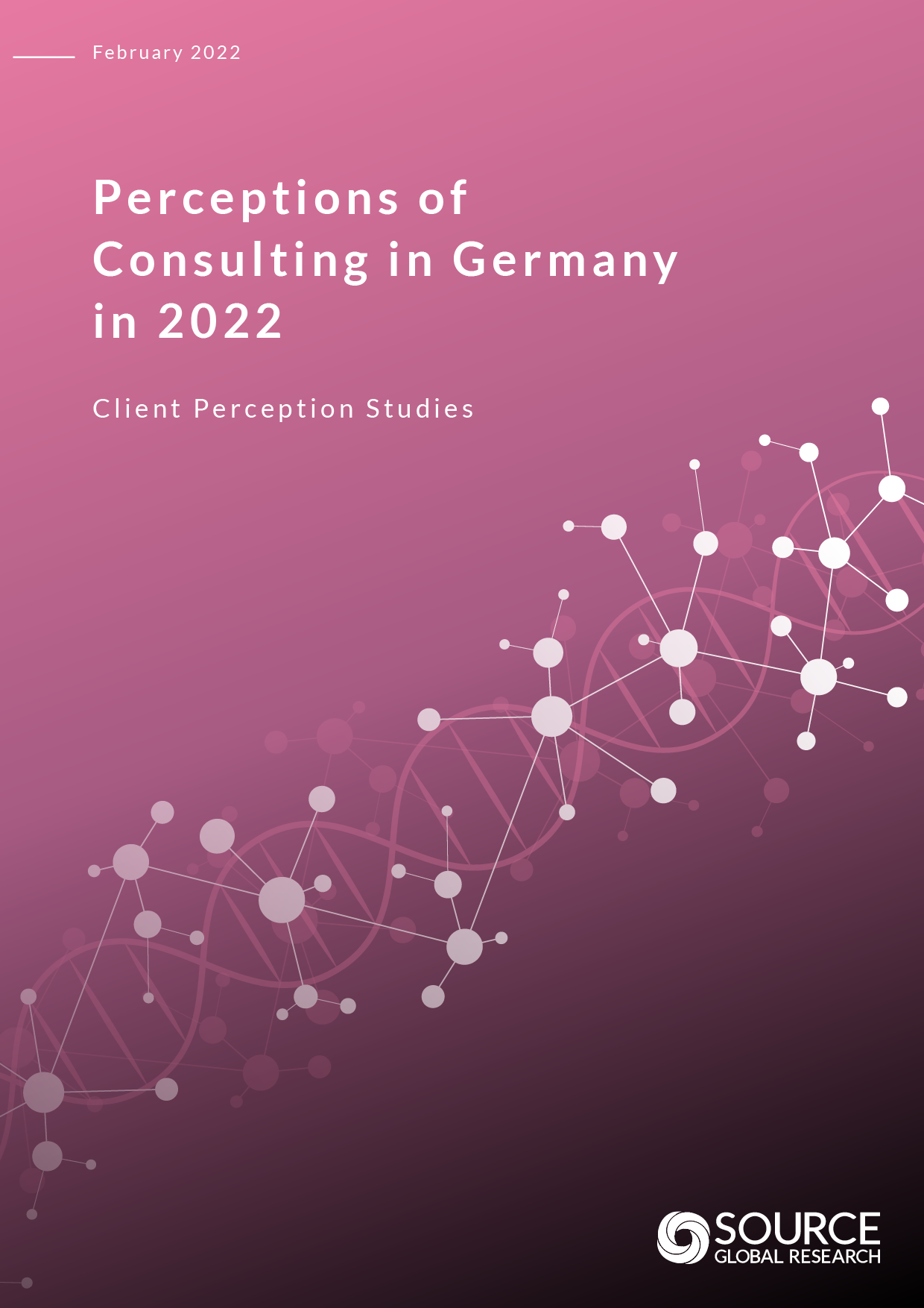 Report front cover - Perceptions of Consulting in Germany in 2022