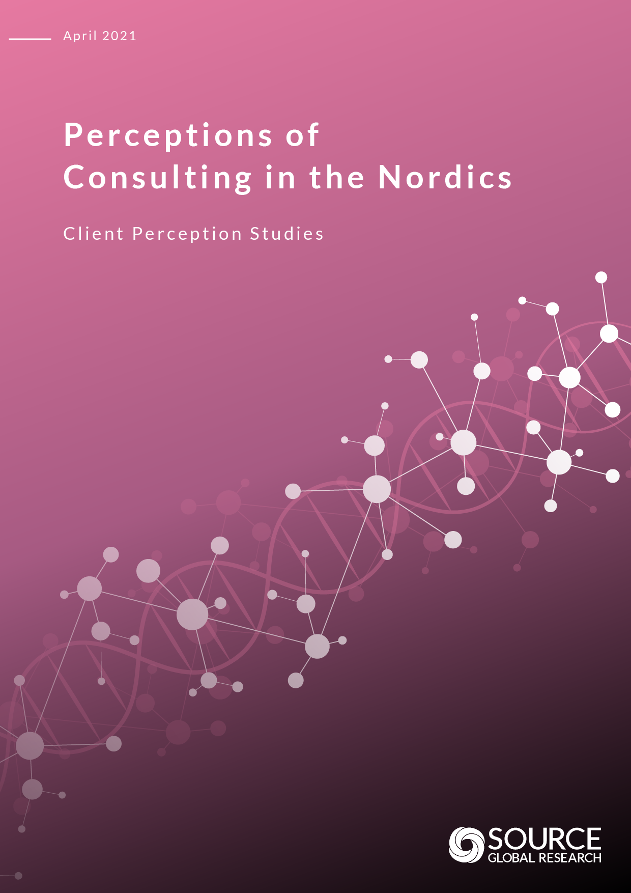 Report front cover - Perceptions of Consulting in the Nordics in 2021
