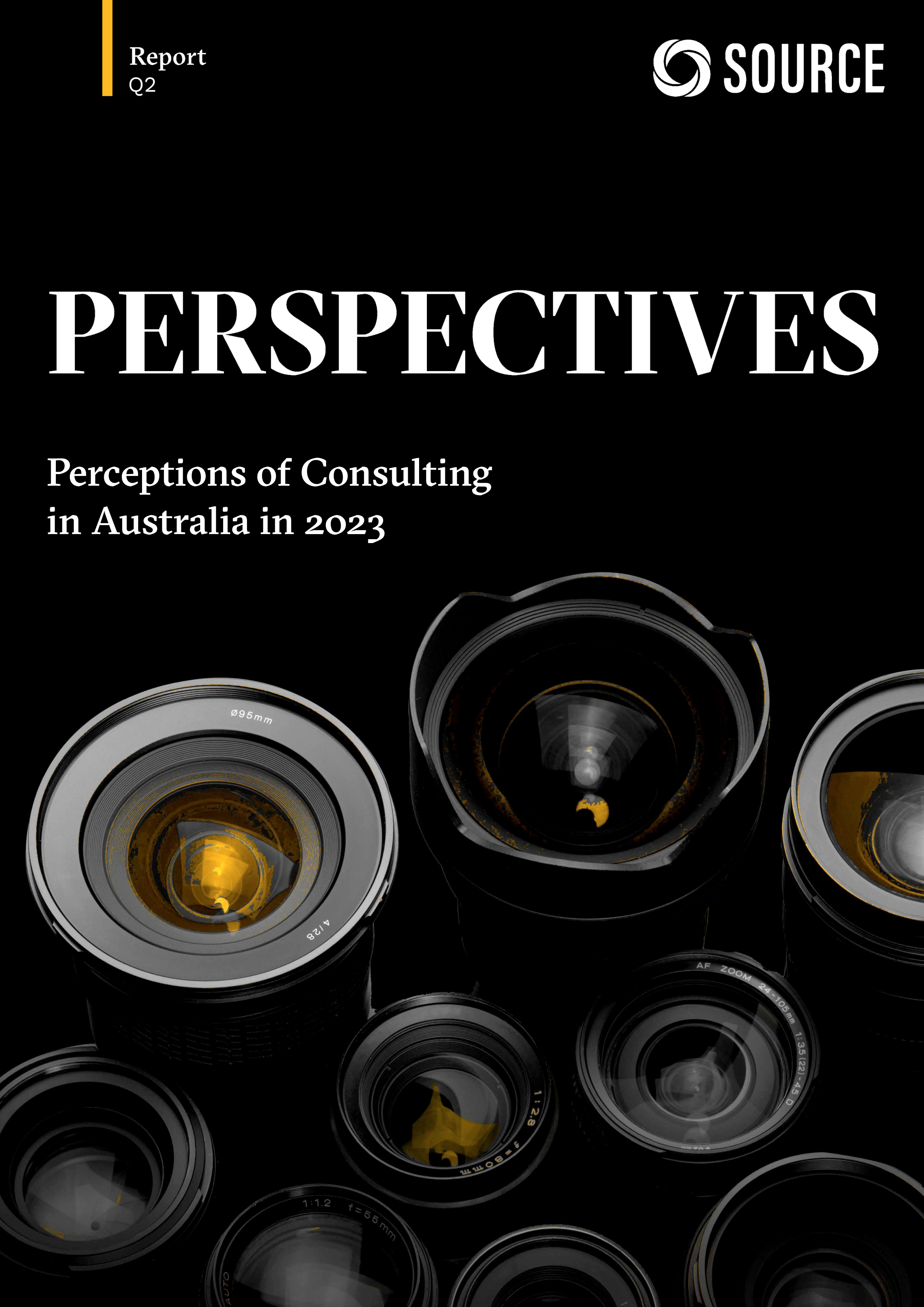 Report front cover - Perceptions of Consulting in Australia in 2023