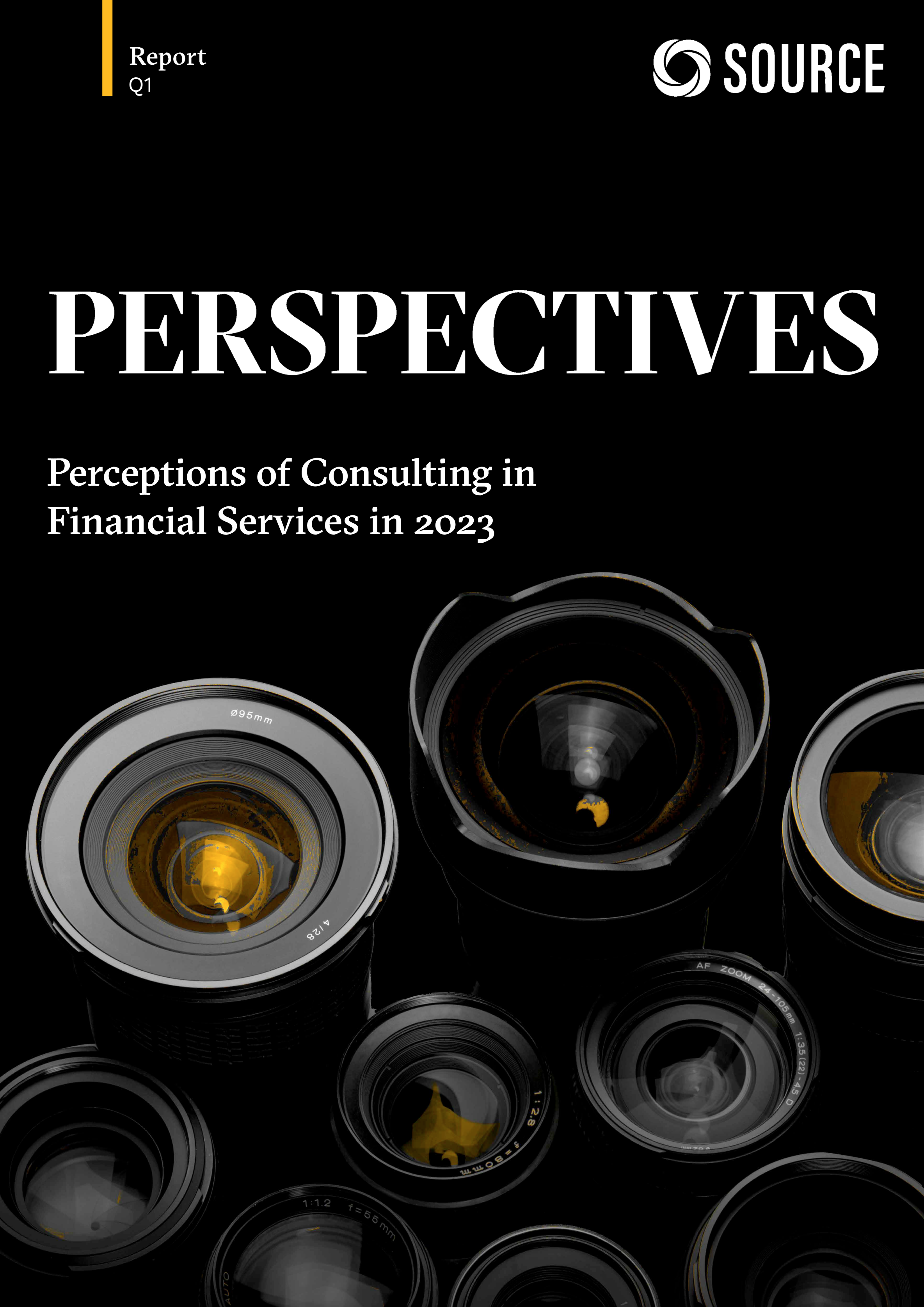 Report front cover - Perceptions of Consulting in Financial Services in 2023