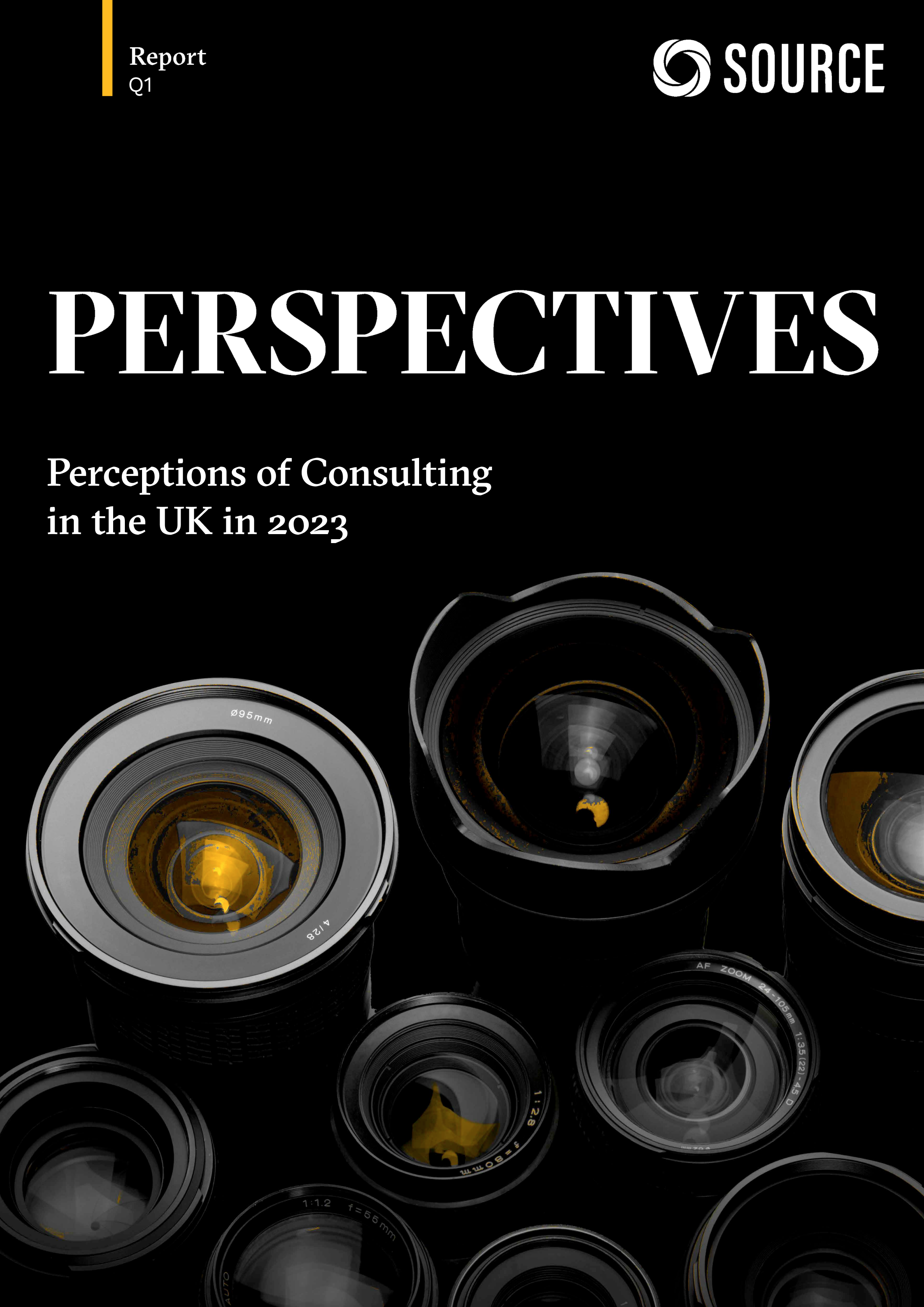 Report front cover - Perceptions of Consulting in the UK in 2023