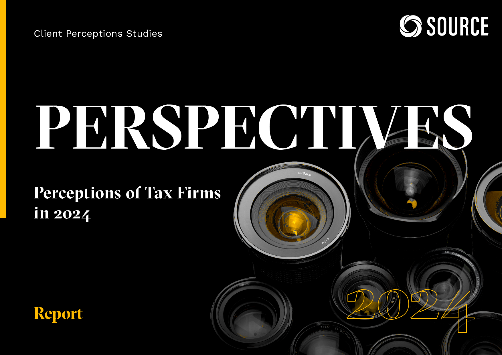 Report front cover - Perceptions of Tax Firms in 2024