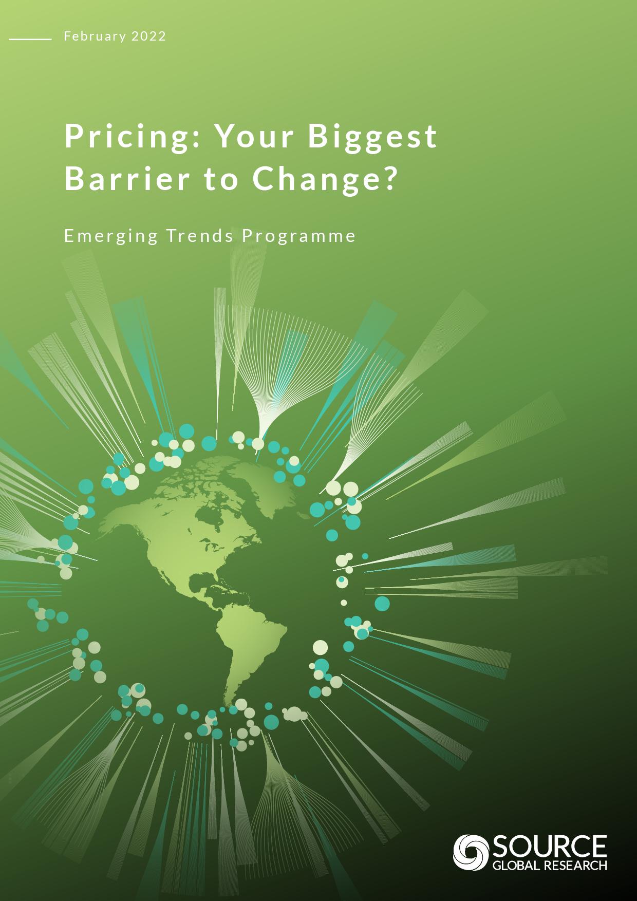 Report front cover - Pricing: Your biggest barrier to change?