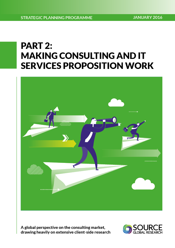 Report front cover - Making consulting and IT services proposition work