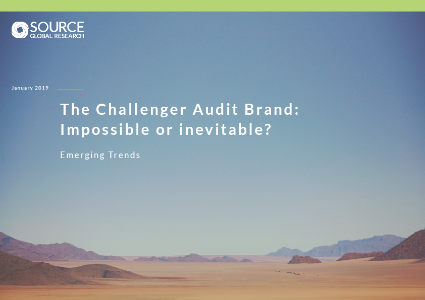 Report front cover - The Challenger Audit Brand: Impossible or inevitable?