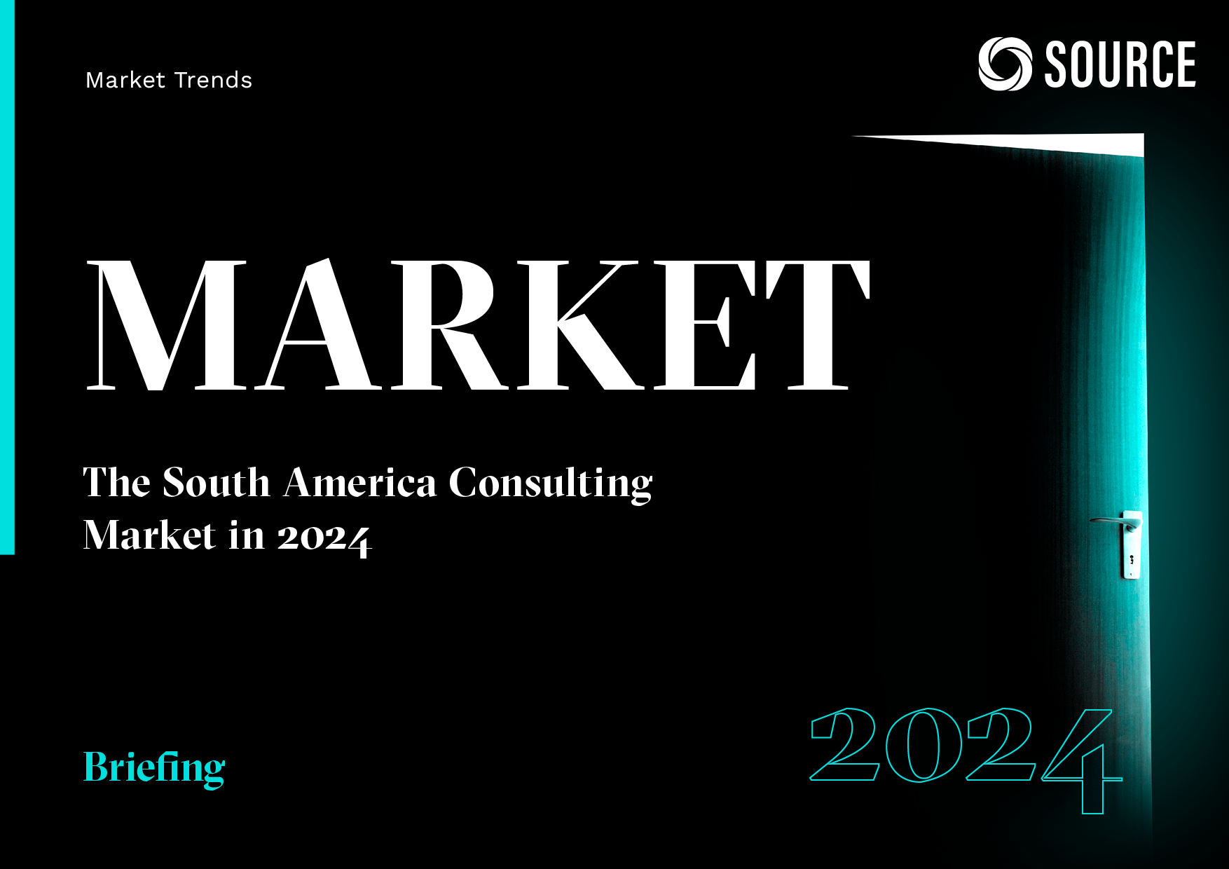 Report front cover - The South America Consulting Market in 2024