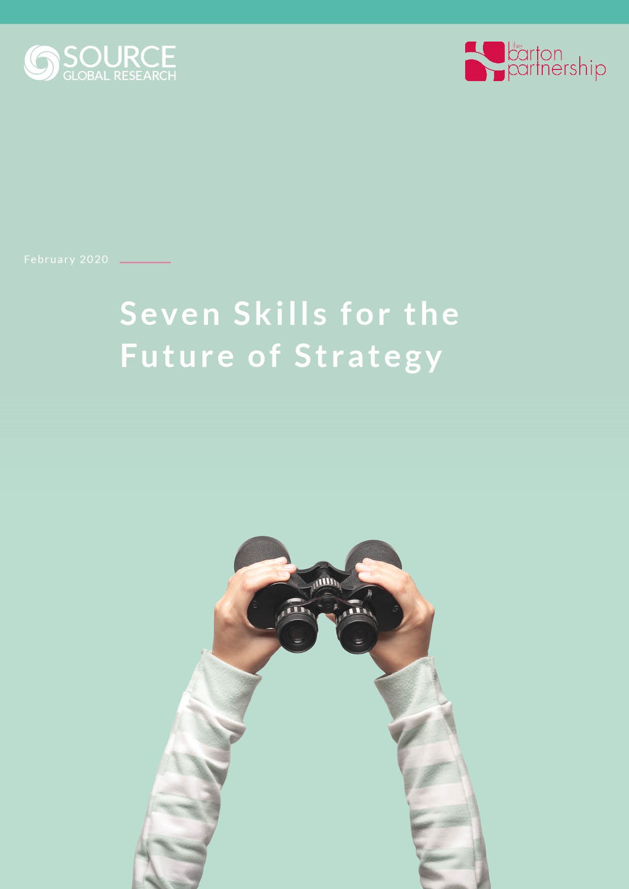 Report front cover - Seven Skills for the Future of Strategy