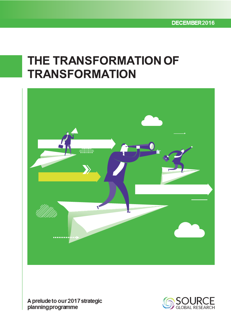 Report front cover - The Transformation of Transformation