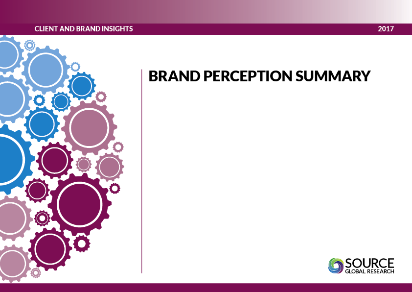 Report front cover - McKinsey & Company Brand Perceptions 2017