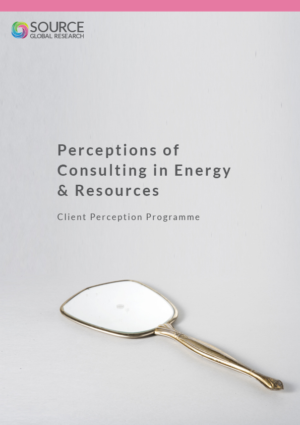 Report front cover - Perceptions of Consulting in Energy & Resources in 2020