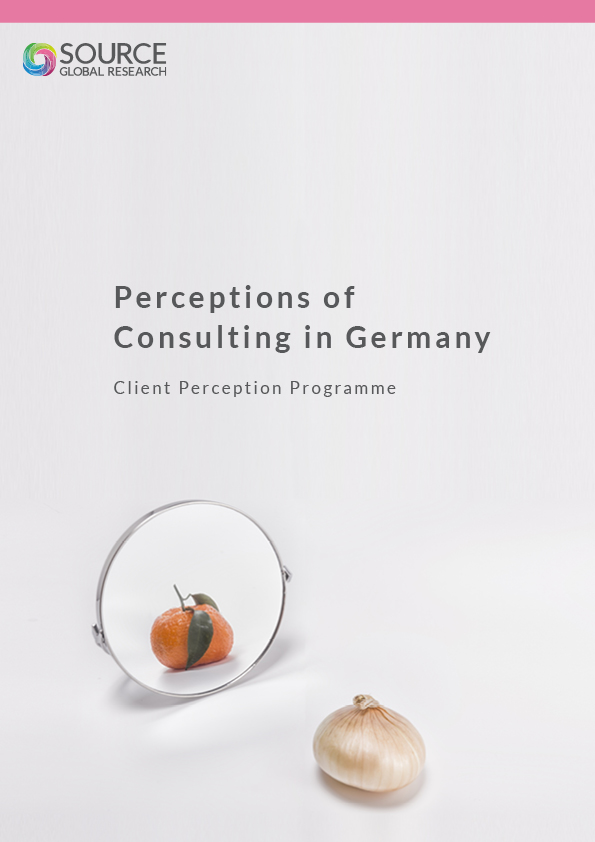 Report front cover - Perceptions of Consulting in Germany in 2020