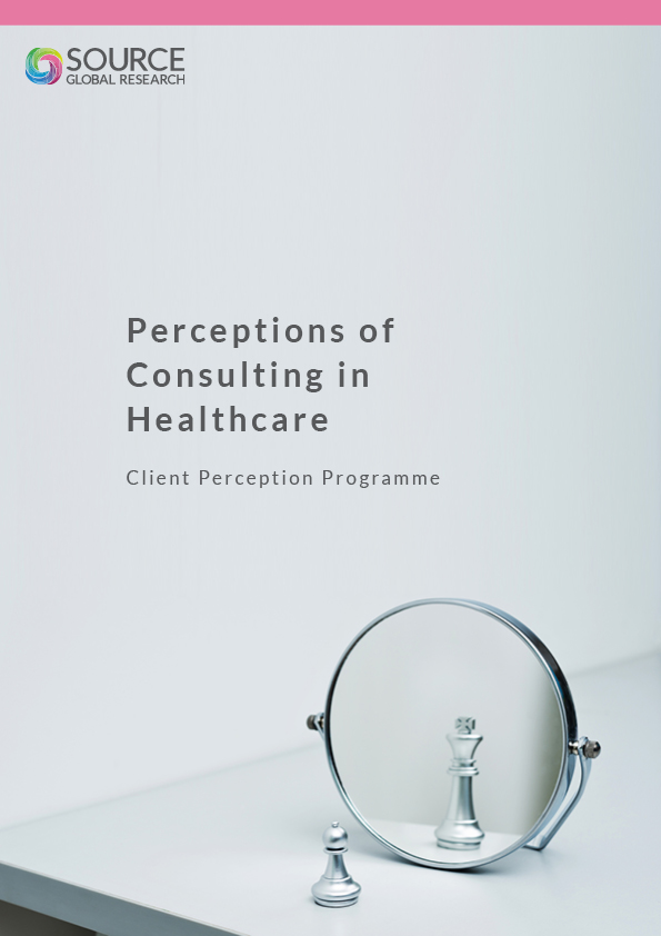 Report front cover - Perceptions of Consulting in Healthcare in 2020
