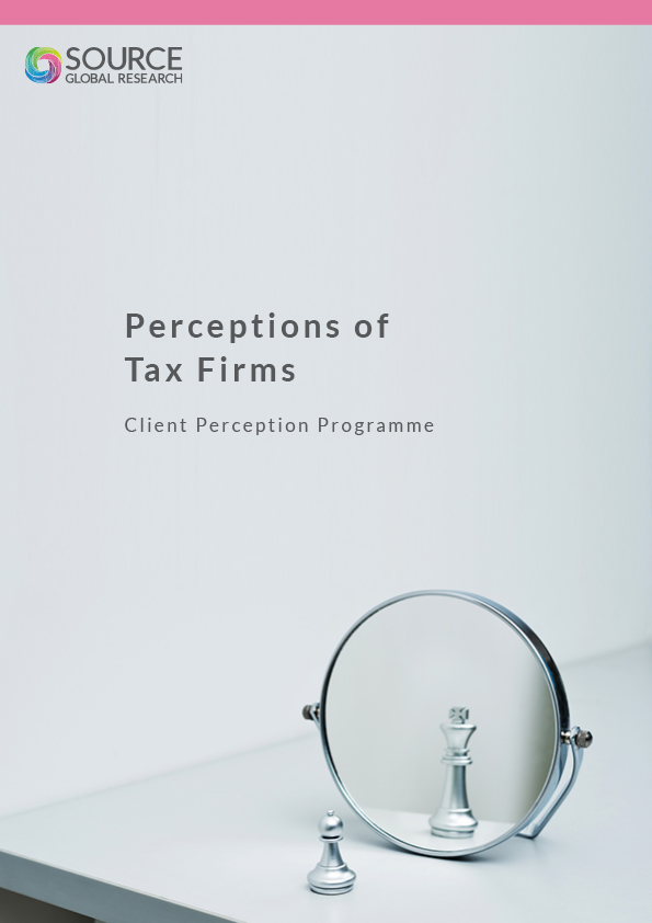 Report front cover - Perceptions of Tax Firms in 2020