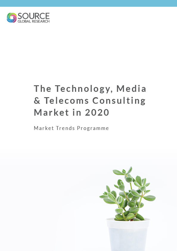 Report front cover - The Technology, Media & Telecoms Consulting Market in 2020