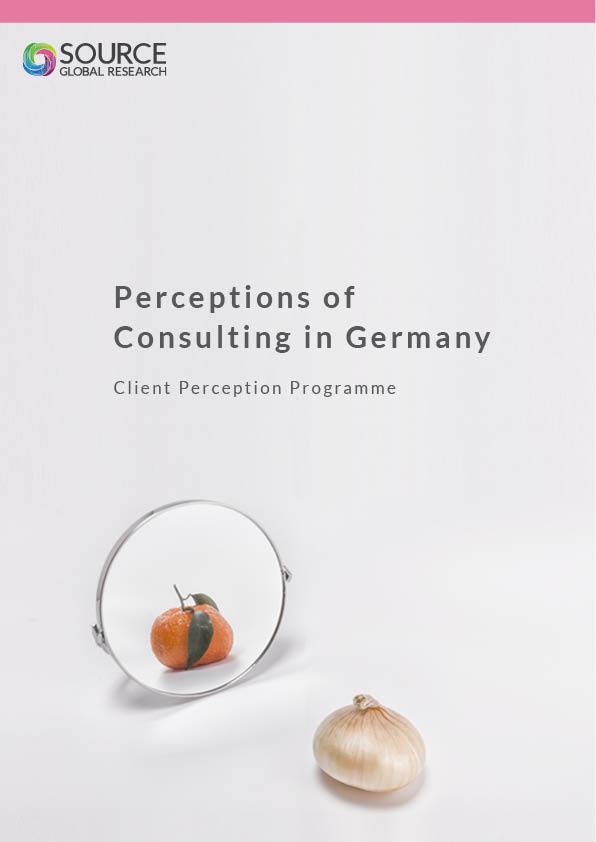 Report front cover - Perceptions of Consulting in Germany in 2019