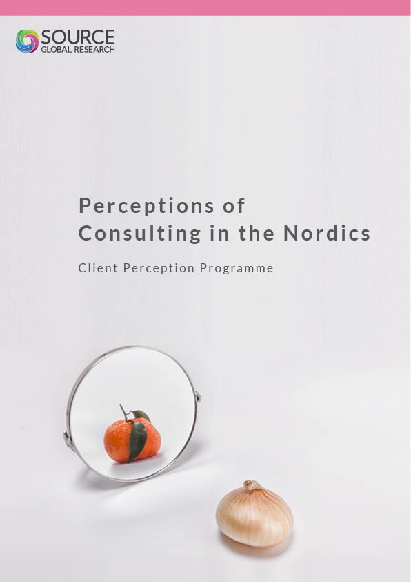 Report front cover - Perceptions of Consulting in the Nordics in 2019