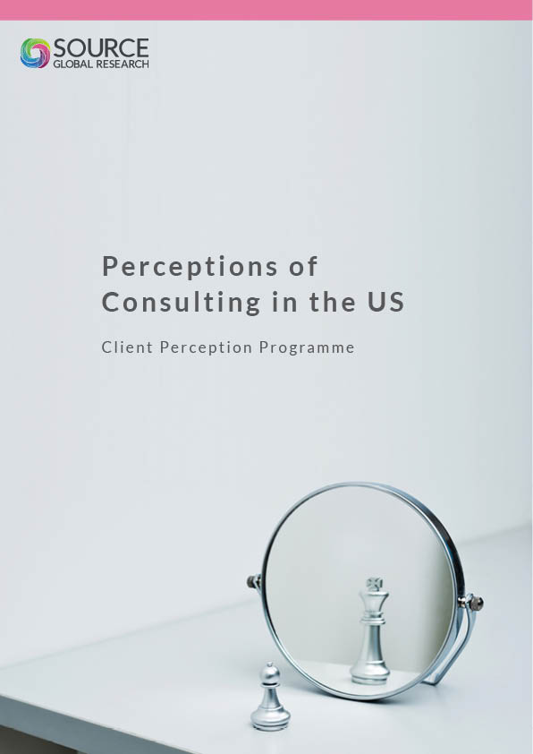 Report front cover - Perceptions of Consulting in the US in 2019