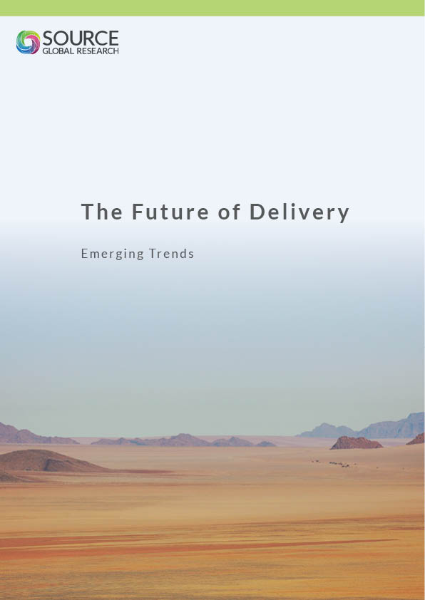 Report front cover - The Future of Delivery