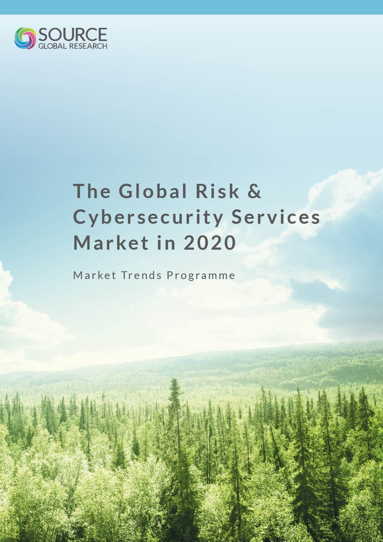 Report front cover - The Global Risk & Cybersecurity Services Market in 2020