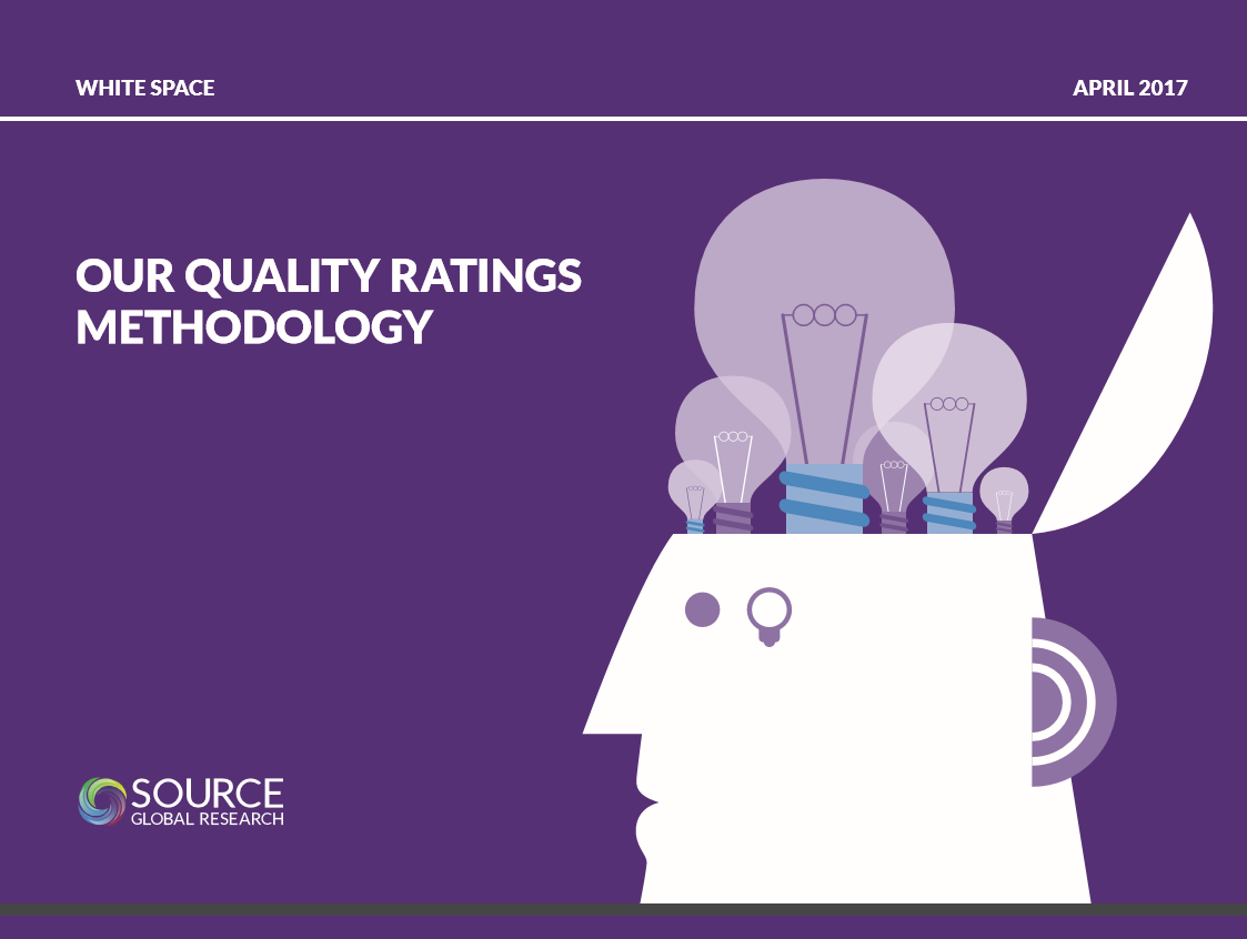 Report front cover - Quality ratings methodology